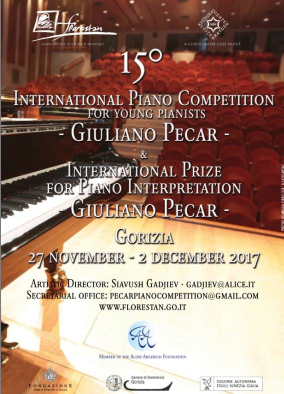 Concorso Internazionale per giovani pianisti “Giuliano Pecar - Premio Internazionale di interpretazione pianistica “Giuliano Pecar"