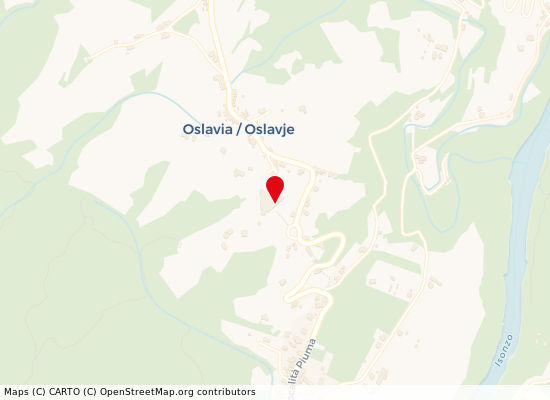 Mappa di Sacrario di Oslavia