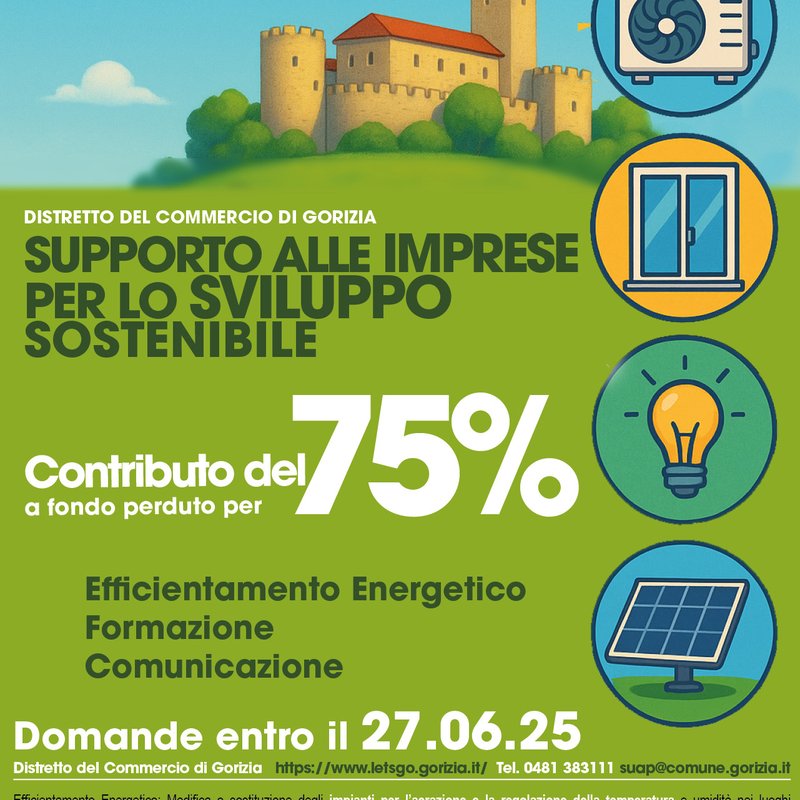 locandina bando imprese gorizia 2025