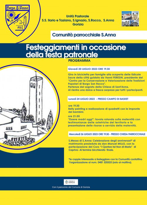 BORGO SANT'ANNA - FESTEGGIAMENTI IN OCCASIONE DELLA FESTA PATRONALE
