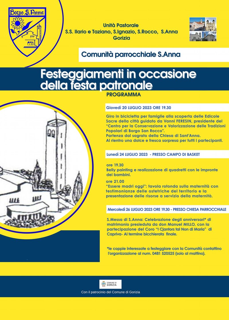 BORGO SANT'ANNA - FESTEGGIAMENTI IN OCCASIONE DELLA FESTA PATRONALE