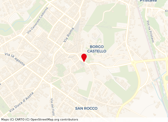 Map of Piazza Sant’Antonio - Gli Asburgo