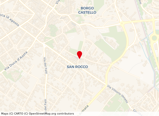Karte von Piazza San Rocco - LIONS
