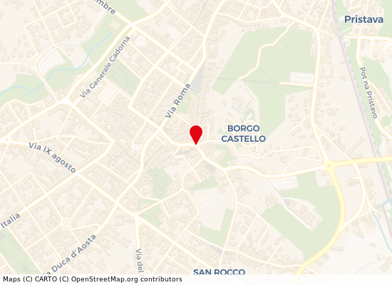 Mappa di Piazza Cavour