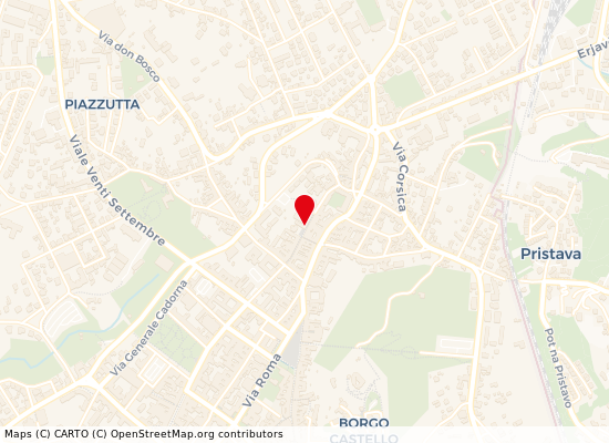 Karte von Das „Ghetto“ in der Via Ascoli