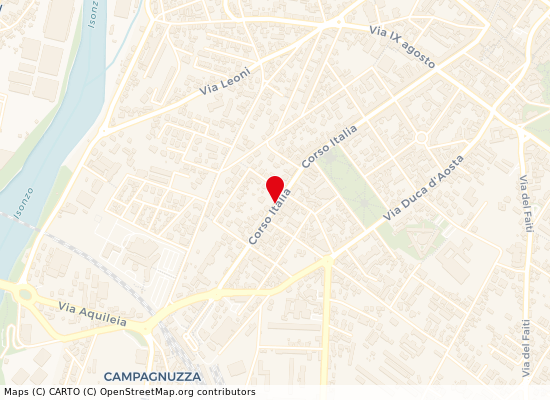 Map of Corso Francesco Giuseppe