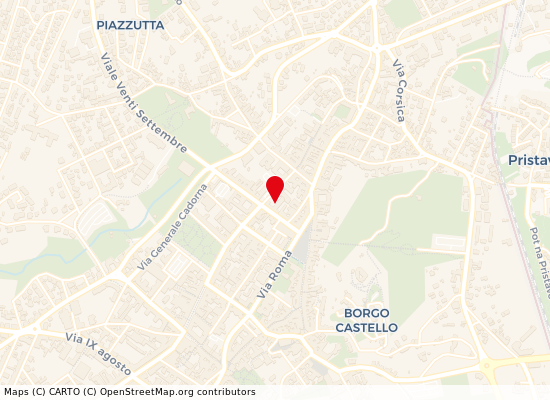 Karte von Biblioteca Statale Isontina -  „Stiftung Carlo Michelstaedter”